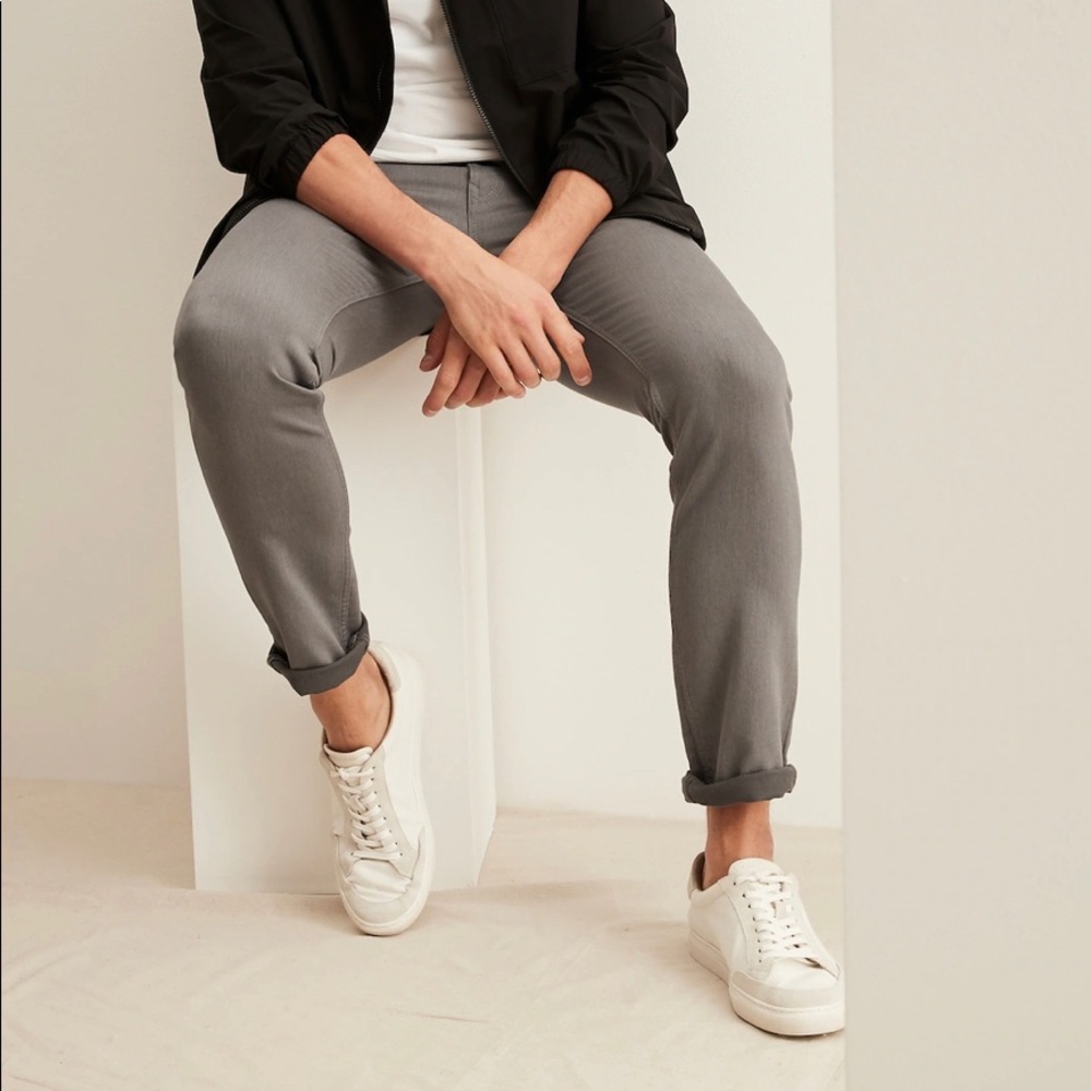 Banana Republic the traveler gray jeans skinny
